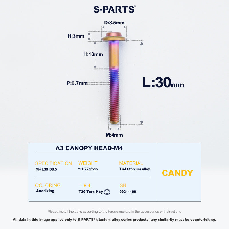 A3 Canopy Head M4 D8.5