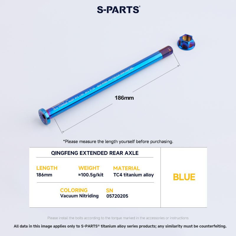 Rear Axle Set For Surron Qingfeng