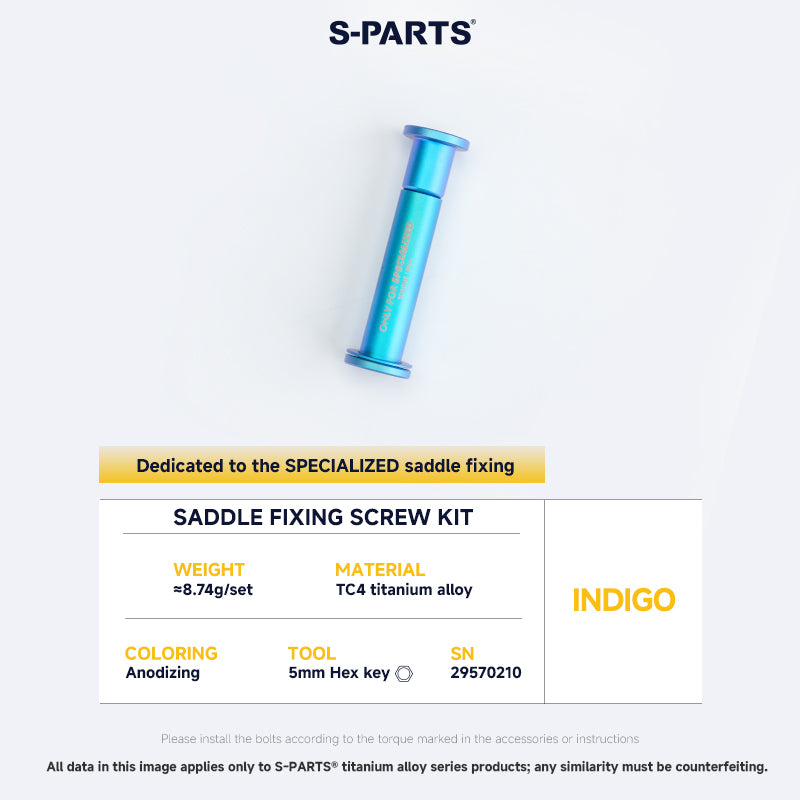 Saddle Fixing Screw Kit For SPECIALIZED