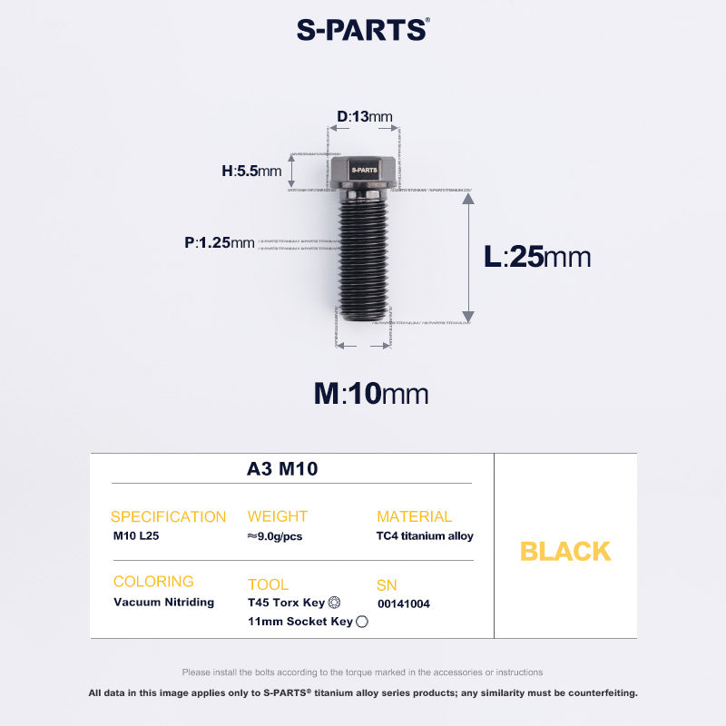 A3 M10 D13 P1.25