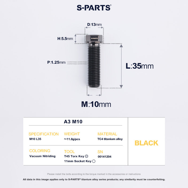 A3 M10 D13 P1.25