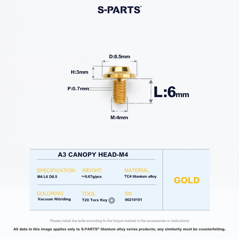 A3 Canopy Head M4 D8.5