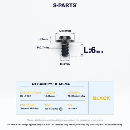 A3 Canopy Head M4 D8.5