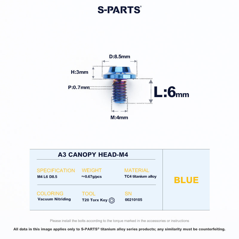 A3 Canopy Head M4 D8.5