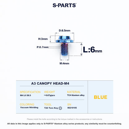 A3 Canopy Head M4 D8.5