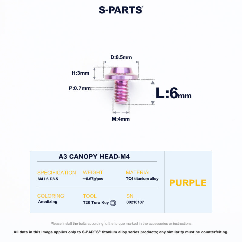 A3 Canopy Head M4 D8.5