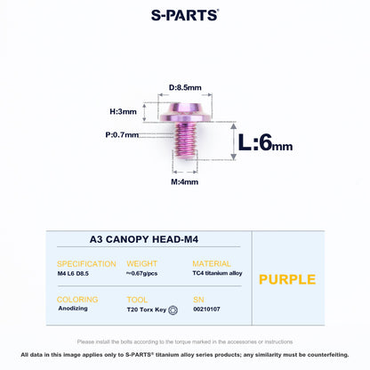 A3 Canopy Head M4 D8.5
