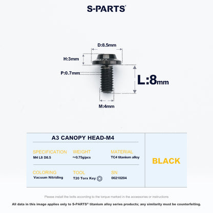 A3 Canopy Head M4 D8.5