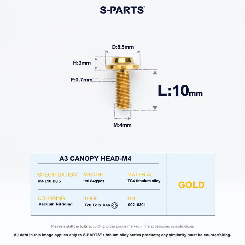 A3 Canopy Head M4 D8.5