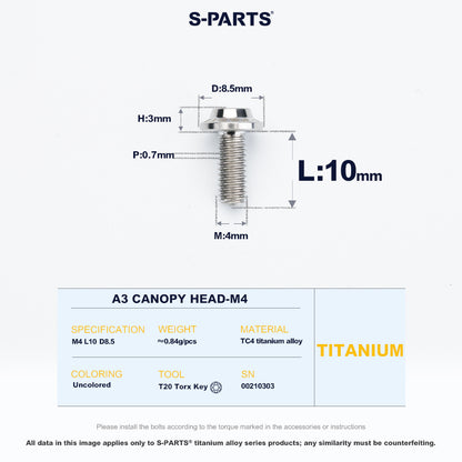A3 Canopy Head M4 D8.5