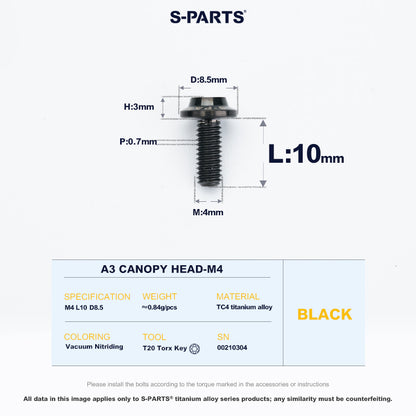 A3 Canopy Head M4 D8.5