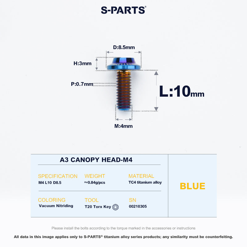 A3 Canopy Head M4 D8.5