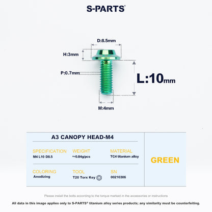 A3 Canopy Head M4 D8.5