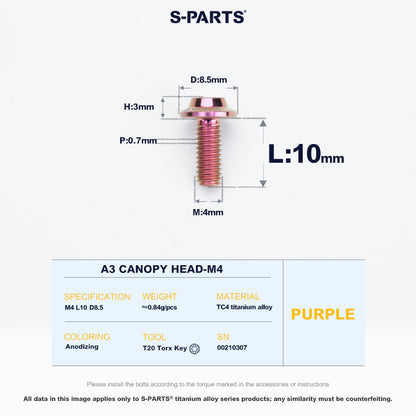 A3 Canopy Head M4 D8.5