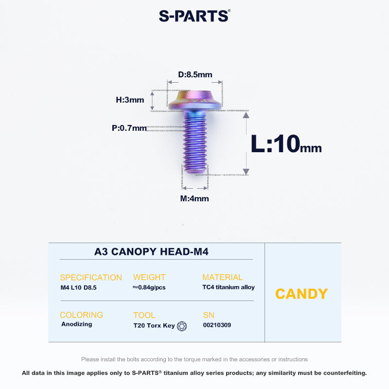 A3 Canopy Head M4 D8.5