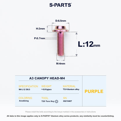 A3 Canopy Head M4 D8.5
