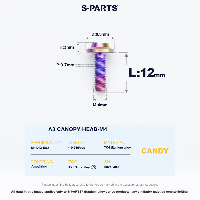 A3 Canopy Head M4 D8.5