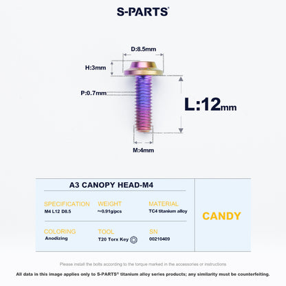 A3 Canopy Head M4 D8.5