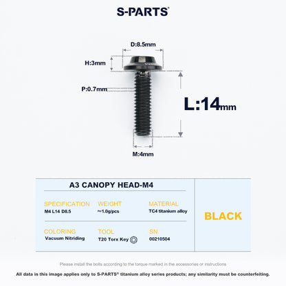 A3 Canopy Head M4 D8.5
