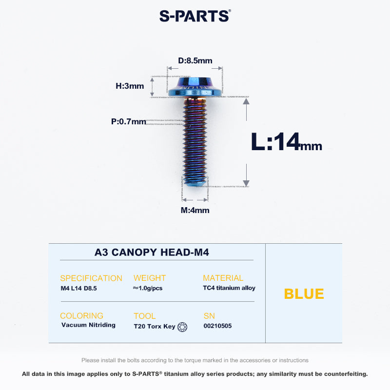 A3 Canopy Head M4 D8.5