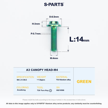 A3 Canopy Head M4 D8.5