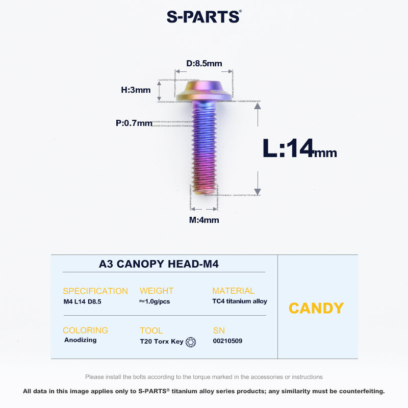 A3 Canopy Head M4 D8.5