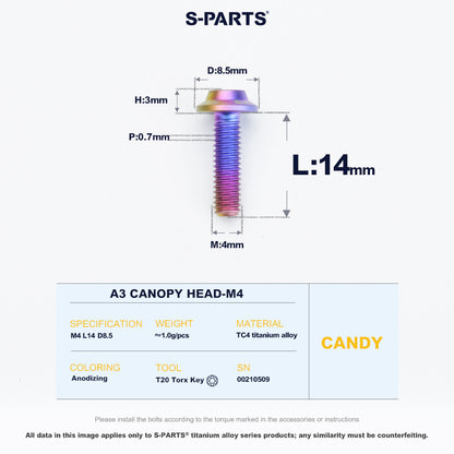 A3 Canopy Head M4 D8.5