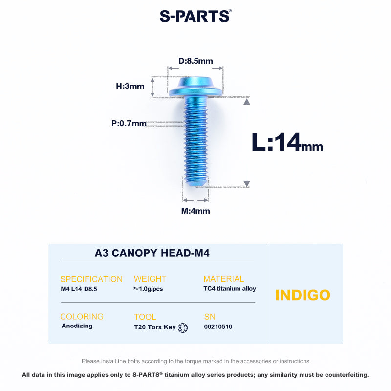 A3 Canopy Head M4 D8.5