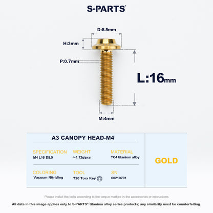 A3 Canopy Head M4 D8.5