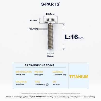 A3 Canopy Head M4 D8.5