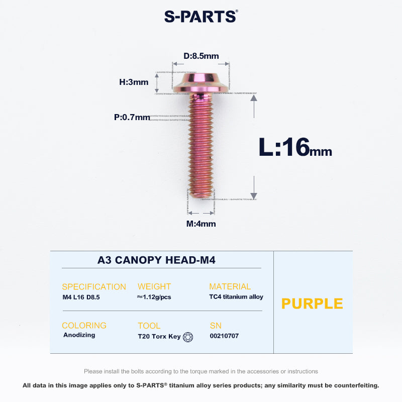 A3 Canopy Head M4 D8.5
