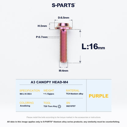 A3 Canopy Head M4 D8.5