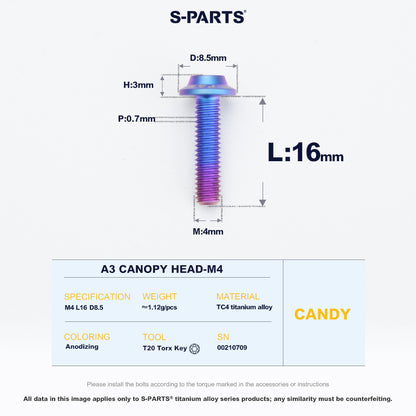 A3 Canopy Head M4 D8.5