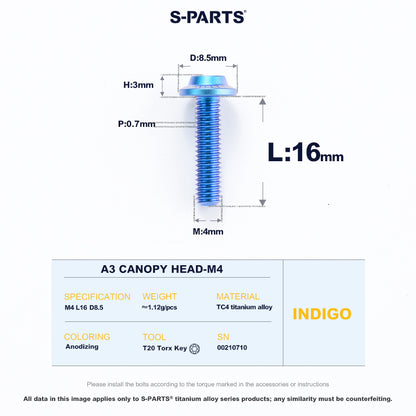 A3 Canopy Head M4 D8.5