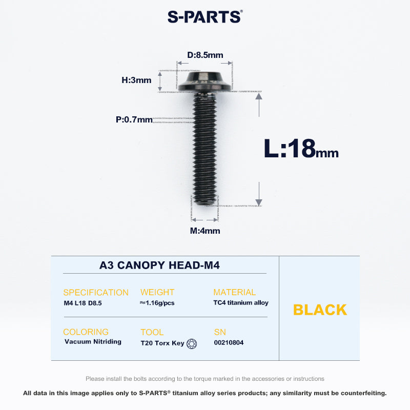 A3 Canopy Head M4 D8.5