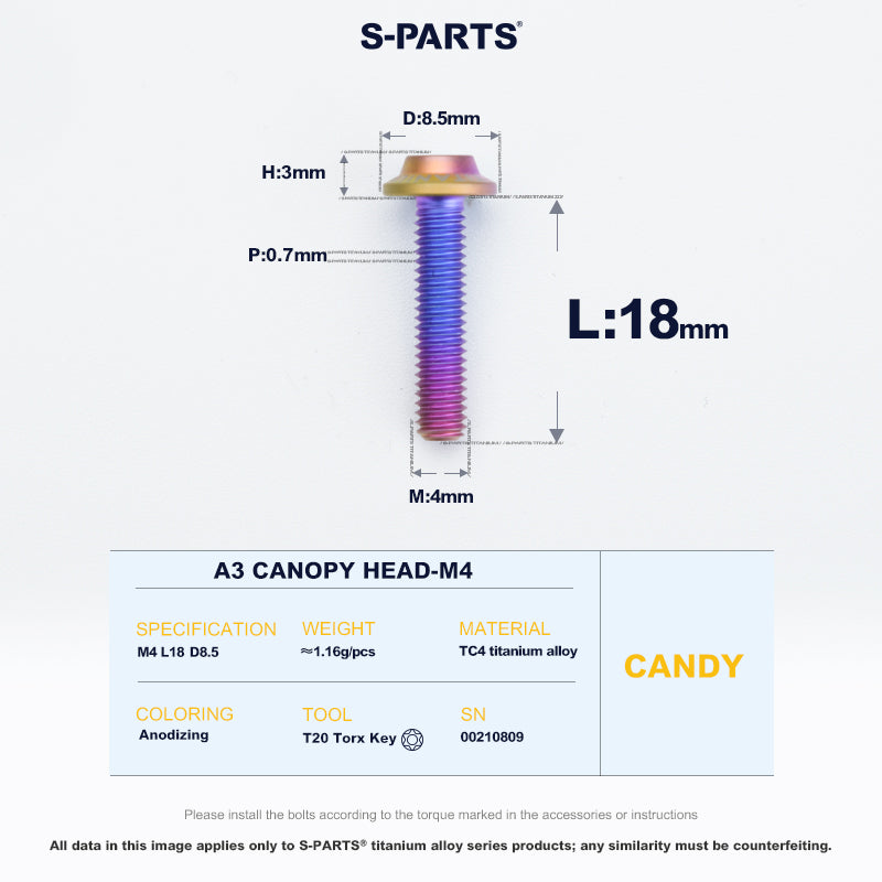 A3 Canopy Head M4 D8.5