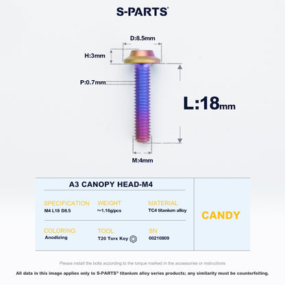 A3 Canopy Head M4 D8.5