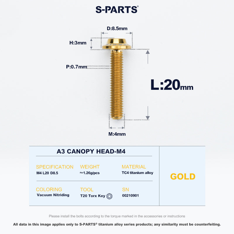 A3 Canopy Head M4 D8.5