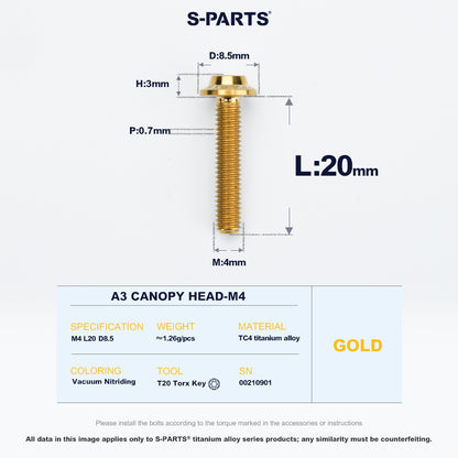 A3 Canopy Head M4 D8.5