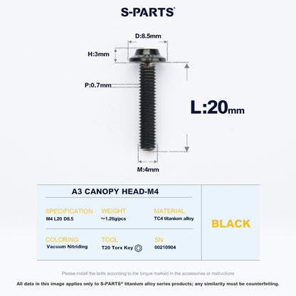 A3 Canopy Head M4 D8.5