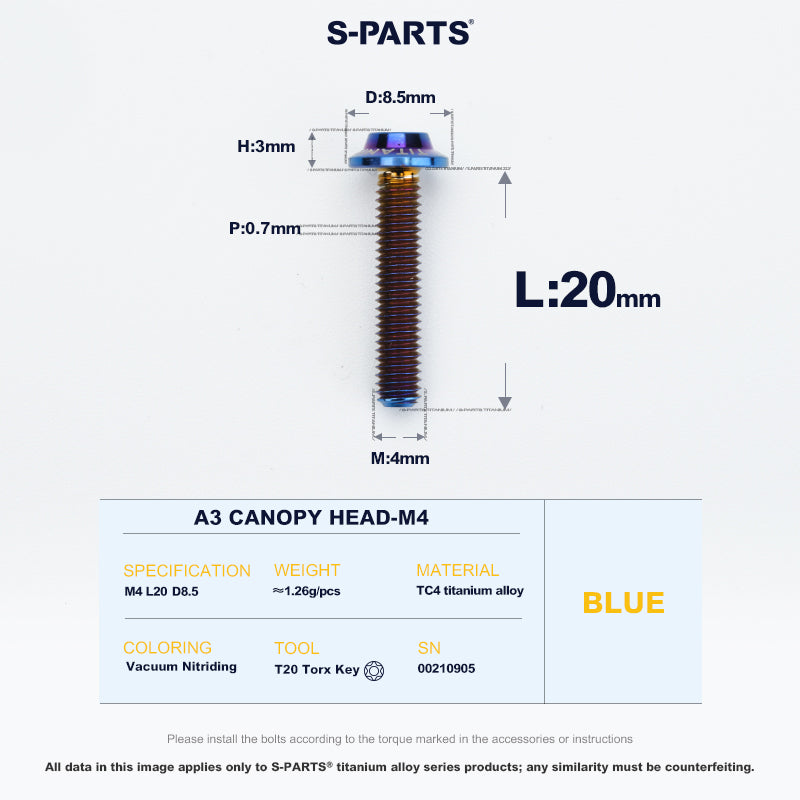 A3 Canopy Head M4 D8.5
