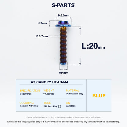 A3 Canopy Head M4 D8.5