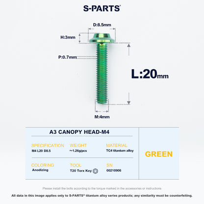 A3 Canopy Head M4 D8.5