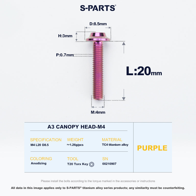 A3 Canopy Head M4 D8.5
