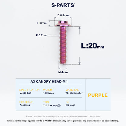 A3 Canopy Head M4 D8.5