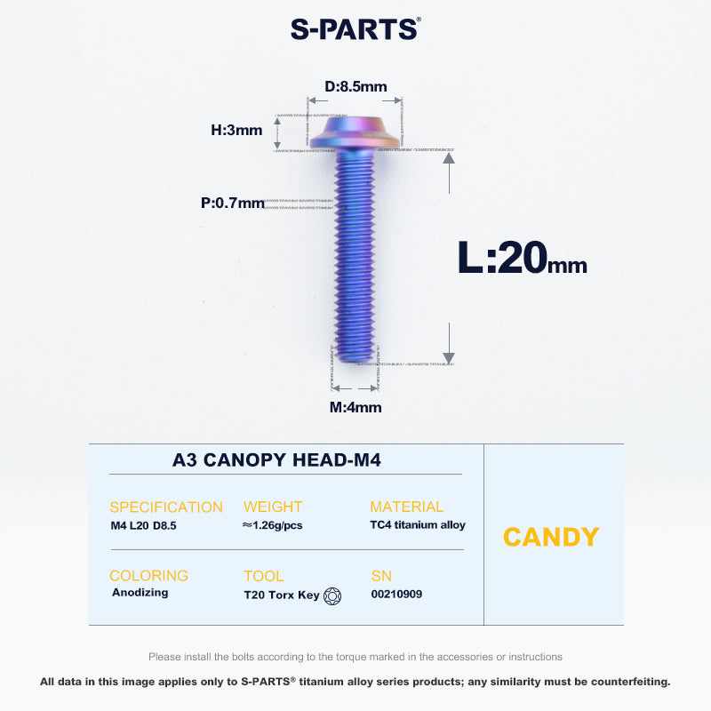 A3 Canopy Head M4 D8.5