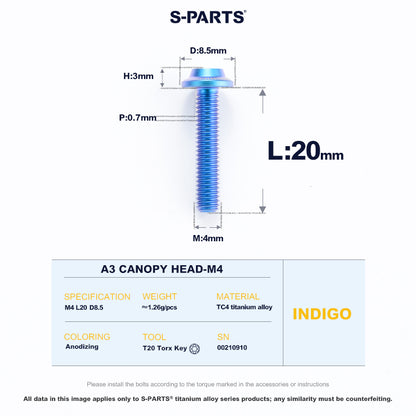 A3 Canopy Head M4 D8.5
