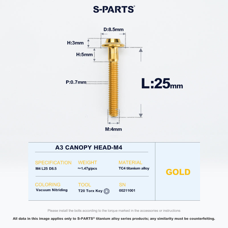 A3 Canopy Head M4 D8.5