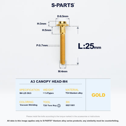 A3 Canopy Head M4 D8.5