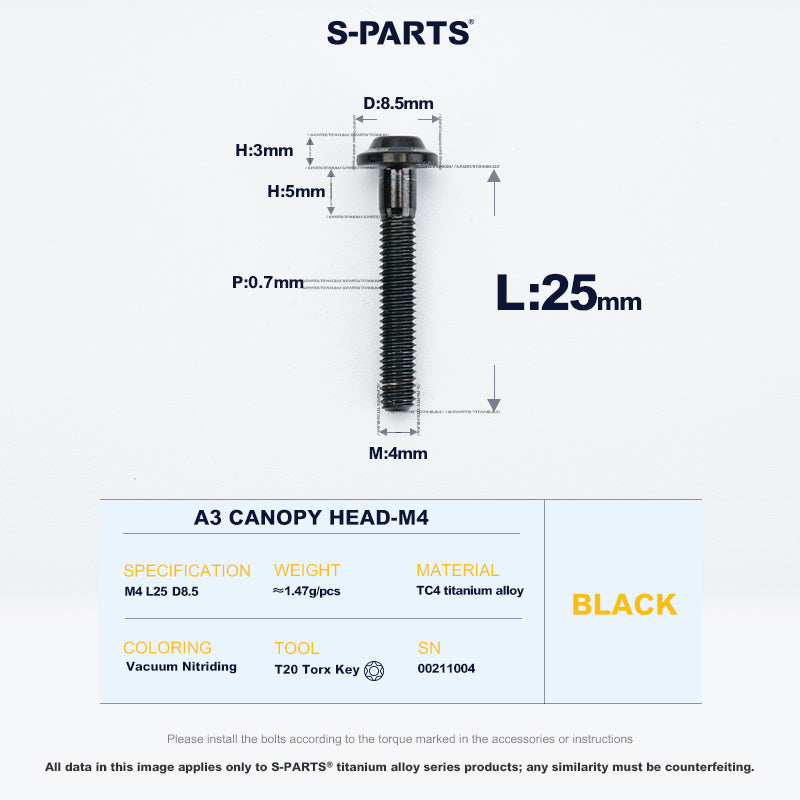 A3 Canopy Head M4 D8.5